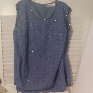 Vintage Plus Main Street Sequin Blouse